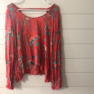 swimsuit cover up, long sleeve shirt